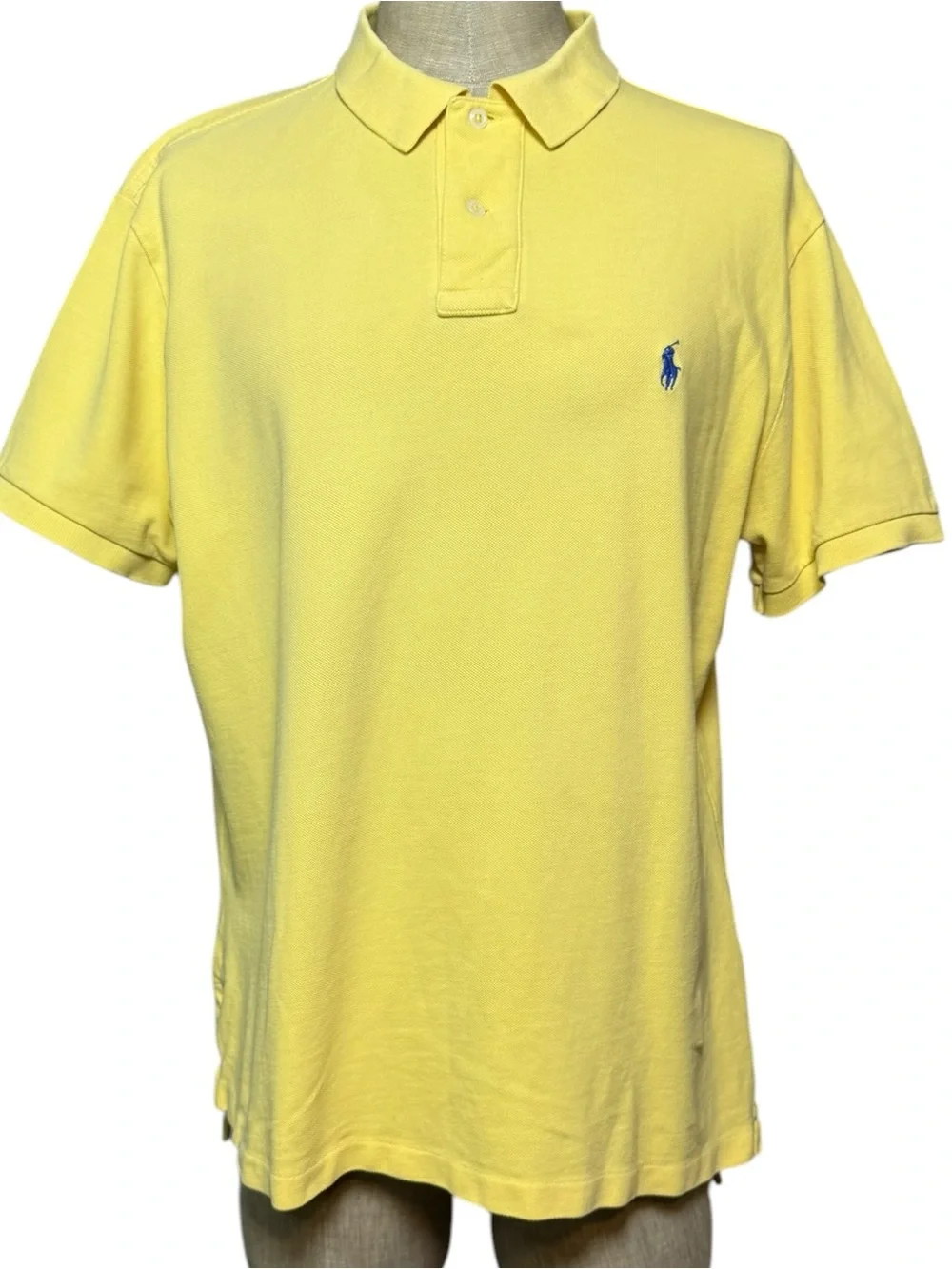 Polo Ralph Lauren Custom Fit Yellow Polo Shirt XL